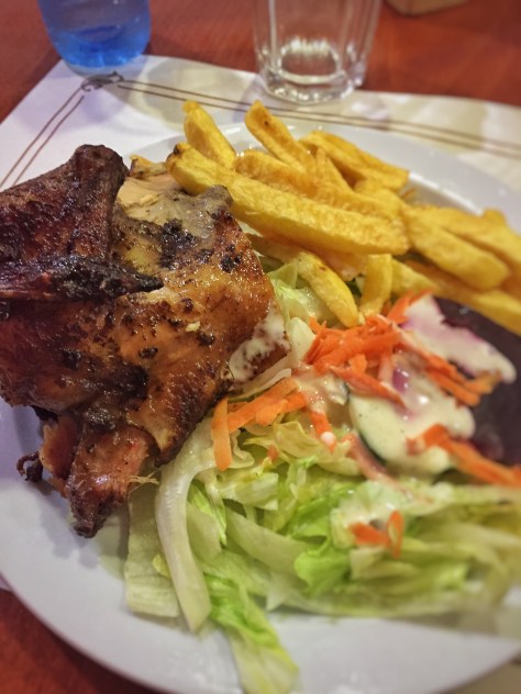 Pollo a la brasa especiado